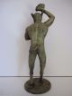 Bronze Figure Satyr Pan Statuette Sculpture Art Mythical Deco Roman Greek Modern Roman photo 8