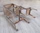 Vintage Pull Fold Out Step Stool - Metal - Industrial - Kitchen (7) Post-1950 photo 9