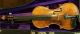 Old Antique Violin Labeled Giuseppe Fiorini 1897 String photo 1