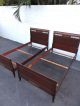 Mahogany Twin Size Beds By Rway Northern Furniture 7124a 1900-1950 photo 3