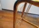 Vintage Mid Century Glass And Gold Brass Tone Side End Table Post-1950 photo 2