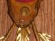 Vintage Italian Gold Gilt Tole Wall Mirror Candle Holder Sconces Chandeliers, Fixtures, Sconces photo 9