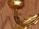 Vintage Italian Gold Gilt Tole Wall Mirror Candle Holder Sconces Chandeliers, Fixtures, Sconces photo 6