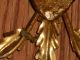 Vintage Italian Gold Gilt Tole Wall Mirror Candle Holder Sconces Chandeliers, Fixtures, Sconces photo 8