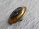 Vintage Brass Enamel Button Anchor Navy 717b 
