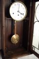 Antique Westminster German Wall Clock With Bevelled Glass Drp Movement Clocks photo 1