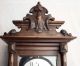 Antique Westminster German Wall Clock With Bevelled Glass Drp Movement Clocks photo 4