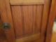 Antique Small Oak Cabinet / Cupboard With 2 Drawers 1900-1950 photo 9