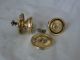 Early 19thc Style Brass Cupboard Draw Door Handles Knobs C1900 Door Knobs & Handles photo 3