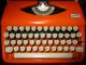Rare 1972 Jaffa Orange Adler Tippa 1 Typewriter Classic Font Panton Era 70`s Typewriters photo 1
