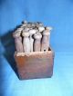 Vintage 72,  Antique Clothes Pins Wood Cheese Box Country Decor 4 Laundry Room Primitives photo 2