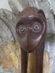 Rare 19th Century Tribal African Zulu Baboon Master Walking Stick Prestige Staff Other African Antiques photo 2