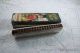 Vintage Harmonica The Echo Harp M.  Hohner,  Germany Bell Metal Reeds W/ Orig.  Box Other Antique Instruments photo 3