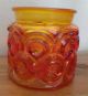 Awesome,  Vintage 1940 ' S Red Amberina,  Apothacary Jar,  With Ground Glass Lid - Vgc Bottles & Jars photo 5