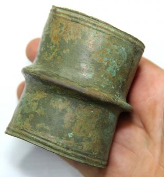Ancient Viking Cuff Bronze Bracelet. ,  Rare photo