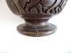 Magnificent African Wood Urn With Cover Decorated. Other African Antiques photo 3
