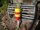 Maine Yellow Red Trap Buoy Pot Bouy Float Two Fer One Crab Shrimp Tiki 16502 Fishing Nets & Floats photo 4