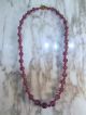 Very Large Antique Chinese Carved Amethyst Court Necklace Filigree Silver Clasp Necklaces & Pendants photo 8