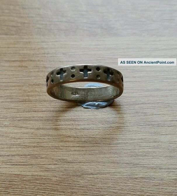 Metal Detector Find Silver Ring British photo