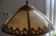 Antique Miller Slag Glass Lamp Art Nouveau photo 1