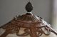 Antique Miller Slag Glass Lamp Art Nouveau photo 2