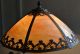 Antique Miller Slag Glass Lamp Art Nouveau photo 4