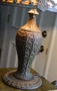 Antique Miller Slag Glass Lamp Art Nouveau photo 5