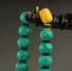 Collectibles Handwork Old Turquoise Coral Beeswax Toyed Prayer Bead Necklace Qe Necklaces & Pendants photo 1