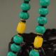 Collectibles Handwork Old Turquoise Coral Beeswax Toyed Prayer Bead Necklace Qe Necklaces & Pendants photo 2
