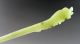 Antiques Chinese Hand Carved Ancient Phenix Design Green Jade Hairpin 3813 Other Chinese Antiques photo 2