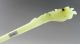 Antiques Chinese Hand Carved Ancient Phenix Design Green Jade Hairpin 3813 Other Chinese Antiques photo 5