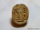 Ancient Egyptian Scarab With Cartouche Of Thutmose Iii,  18th Dynasty 1570 - 1293bc Egyptian photo 7
