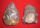 (2) Aterian Early Man Tools (30,  000 - 80,  000 Bp) Prehistoric African Artifact Neolithic & Paleolithic photo 1