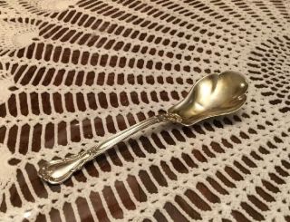 Gorham Sterling Silver 1895 Chantilly Pattern Sugar Shell Spoon photo