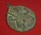 Byzantine Ancient Bronze Medallion - With Image Of Saint Circa 1200 - 1300 Ad Other Antiquities photo 2