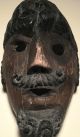Antique Guatemalan Wooden Dance Mask Ethnographic W/patina San Simon/maximon Latin American photo 3
