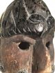 Antique Guatemalan Wooden Dance Mask Ethnographic W/patina San Simon/maximon Latin American photo 4