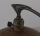 Outstanding Antique Solid Bronze Arts & Crafts/deco Lamp W/ Chunk Glass Jewels Arts & Crafts Movement photo 10