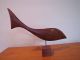 Modernist Rosewood Fish Sculpture By Emil Milan,  Signed,  Mid Century Modern Mid-Century Modernism photo 2