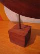 Modernist Rosewood Fish Sculpture By Emil Milan,  Signed,  Mid Century Modern Mid-Century Modernism photo 4