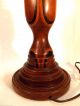 Mid Century Modern 3color Teak Oak Walnut Wood Brass Light Lamp Prof Rewired Mid-Century Modernism photo 4