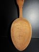 Decorative Wooden Spoon With Carved Decorations Antique Kitchen Utensil Other Antique Home & Hearth photo 2