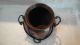 Vintage Hand Forged Hammered Copper Hanging Pot Hearth Ware photo 6