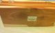 Vintage Cedar Wood Storage Box - With Swimming Dolphins Pic (3 T X 9 1/4 L X 4 W) Boxes photo 5