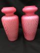 Pink Antique Satin Glass Vases Vases photo 6