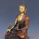 Chinese Brass Gilt Hand Carved Tibet Buddha Statue - - Bhaiṣajyaguru Other Antique Chinese Statues photo 5