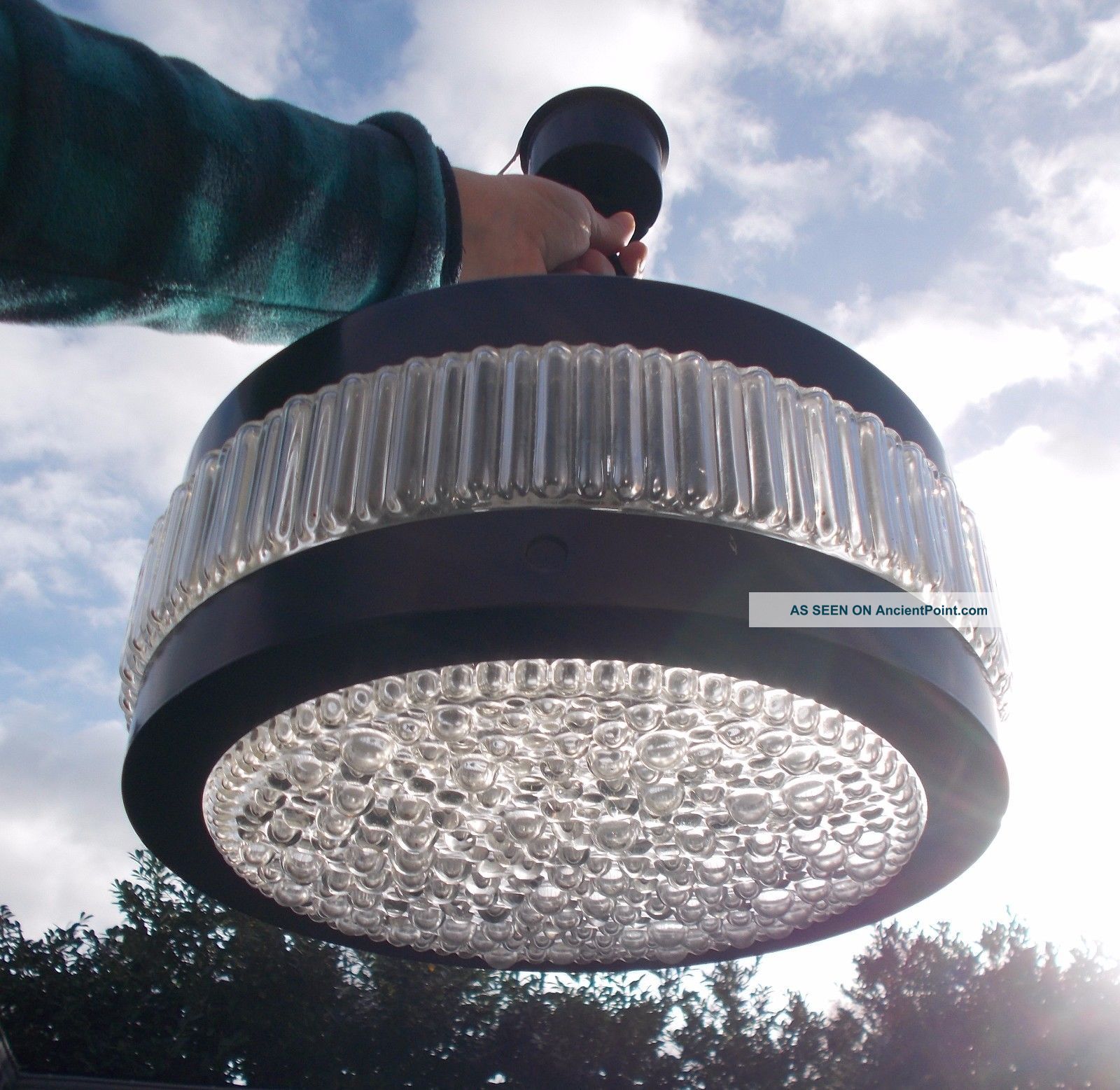 Gorgious Chandelier Made In Cooperations Between Lyfa/orrefors About 1960s Mid-Century Modernism photo