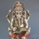 Tibetan Buddhism Tibetan Silver Elephant Trunk Mice The Exorcist Statue Other Antique Chinese Statues photo 1