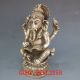 Tibetan Buddhism Tibetan Silver Elephant Trunk Mice The Exorcist Statue Other Antique Chinese Statues photo 4