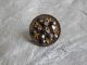 Antique Victorian Metal Button With Cut Steel & Brass 706a Buttons photo 1